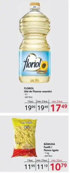 Selgros FLORIOL Ulei de floarea-soarelui 2 l Ofertă