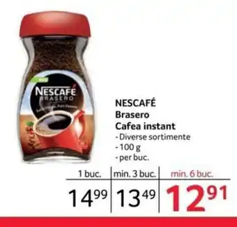 Selgros NESCAFÉ Brasero Cafea instant 100g Ofertă