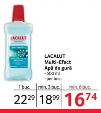 Selgros LACALUT Multi-Efect Apă de gură 500 ml Ofertă