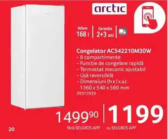 Arctic Congelator AC542210M30W