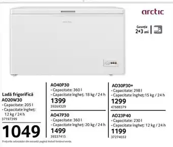 Arctic Ladă frigorifică A020W30