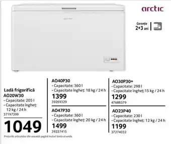 Arctic Ladă frigorifică AO23P40
