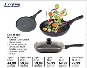 Selgros HEINNER Linia de tigăi Black Sand Tigaie 26cm Ofertă
