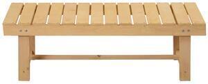 Favi Outsunny banca de exterior impermeabila 2 locuri din lemn de brad 110x38x35cm Ofertă