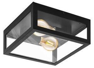 Favi Plafoniera baie eglo amezola 99122, e27 2x40w, negru Ofertă
