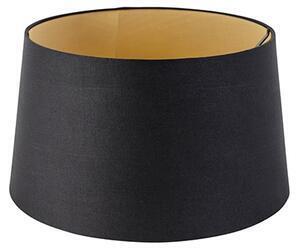 Favi Abajur din bumbac negru 35/30/20 cu interior auriu Ofertă