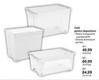 Selgros Cutii pentru depozitare 60l Ofertă