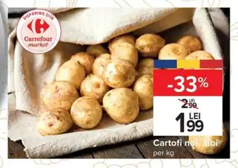Carrefour Cartofi noi, albi per kg Ofertă