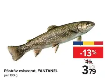 Păstrăv eviscerat, FANTANEL per 100 g