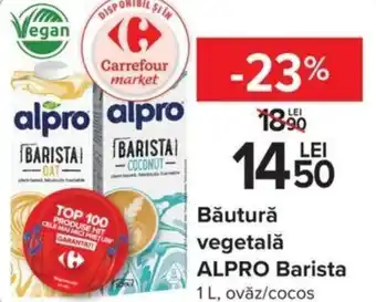 Băutură vegetală ALPRO Barista, 1 L, ovăz/cocos