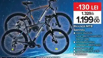 Bicicletă MTB Spinney