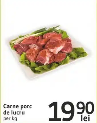 Supeco Carne porc de lucru lei per kg Ofertă