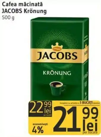 Supeco Cafea măcinată JACOBS Krönung 500g Ofertă