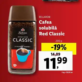 Lidl Bellarom Cafea solubilă Red Classic 200g Ofertă