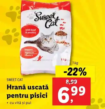 SWEET CAT Hrană uscată pentru pisici 1kg