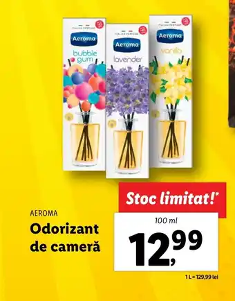 Lidl AEROMA Odorizant de cameră 100ml Ofertă