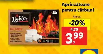 Aprinzătoare pentru cărbuni 48 buc.