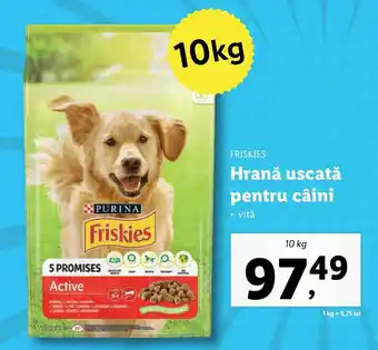 Lidl FRISKIES Hrană uscată pentru câini, 10kg Ofertă
