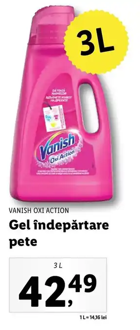 Lidl VANISH OXI ACTION Gel îndepărtare pete, 3L Ofertă