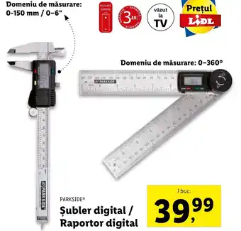 Lidl PARKSIDE, Şubler digital/ Raportor digital, 1buc Ofertă