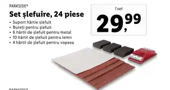 Lidl PARKSIDE, Set şlefuire, 24 piese, 1 set Ofertă