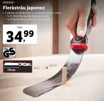 Lidl PARKSIDE, Fierăstrău japonez, 1 buc. Ofertă