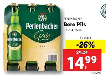 Lidl PERLENBACHER, Bere Pils, 6x0,33L Ofertă