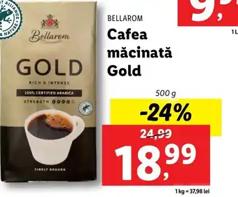 Lidl BELLAROM, Cafea măcinată Gold, 500g Ofertă