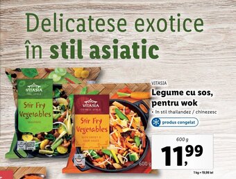 Lidl VITASIA Legume cu sos, pentru wok Ofertă