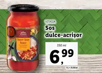 Lidl VITASIA Sos dulce-acrișor 330ml Ofertă