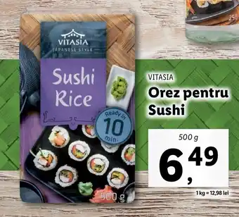 Lidl VITASIA Orez pentru Sushi 500g Ofertă