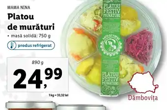 Lidl MAMA NINA Platou de murături 890g Ofertă