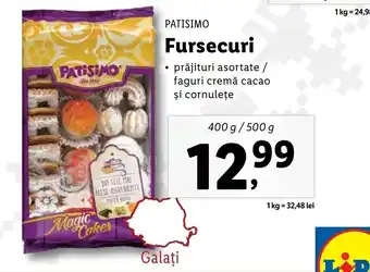 Lidl PATISIMO Fursecuri 400/500g Ofertă