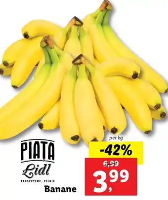 Lidl PIATA Lidl Banane per kg Ofertă