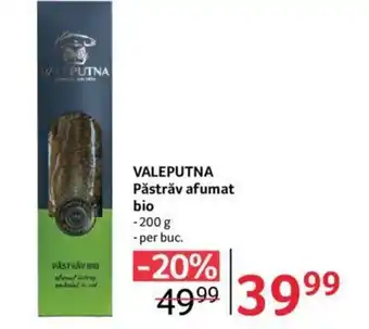 VALEPUTNA Păstrăv afumat bio 200g