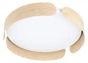 Favi Plafoniera valcasotto 99622 eglo, led 24w, 2500lm, 3000k, otel, maro, negru, plastic, alb Ofertă