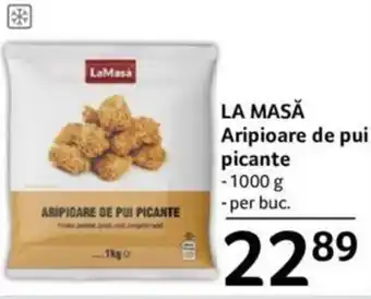 Selgros LA MASĂ Aripioare de pui picante 1000g Ofertă