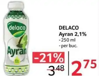 Selgros DELACO Ayran 2,1% 250ml Ofertă