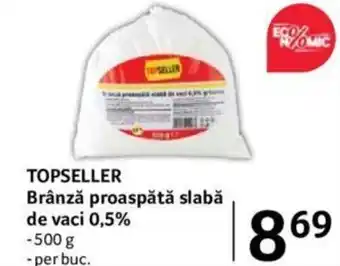 Selgros TOPSELLER Brânză proaspătă slabă de vaci 0,5% 500 g Ofertă