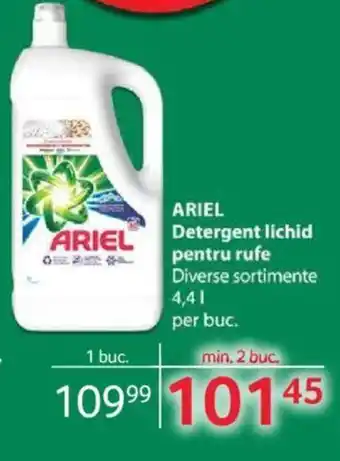 Selgros ARIEL Detergent lichid pentru rufe 4,4L Ofertă