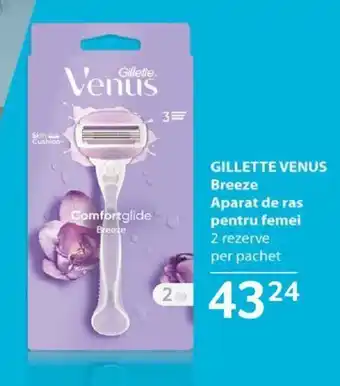 Selgros GILLETTE VENUS Breeze Aparat de ras pentru femei 2 rezerve per pachet Ofertă