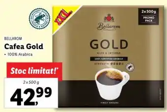 Lidl BELLAROM Cafea Gold 2x500g Ofertă