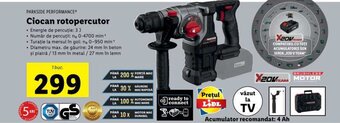 Lidl PARKSIDE PERFORMANCE® Ciocan rotopercutor 1 buc. Ofertă