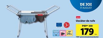 Lidl vileda Uscător de rufe 1 buc. Ofertă