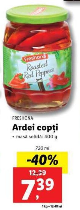 Lidl FRESHONA Ardei copti Ofertă