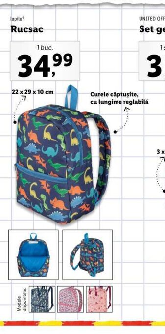 Lidl lupilu Rucsac 22x29x10cm 1 buc. Ofertă