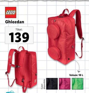Lidl LEGO Ghiozdan 1 buc. Ofertă