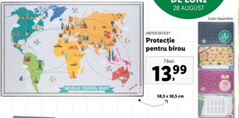 Lidl UNITED OFFICEⓇ Protecţie pentru birou 1 buc. Ofertă