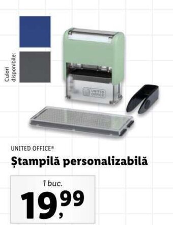 UNITED OFFICEⓇ Ștampilă personalizabilă 1 buc.