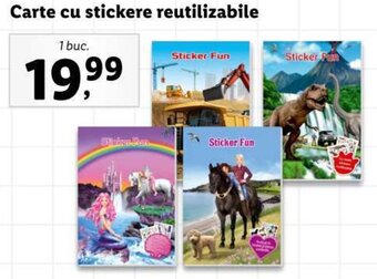 Lidl Carte cu stickere reutilizabile 1 buc. Ofertă